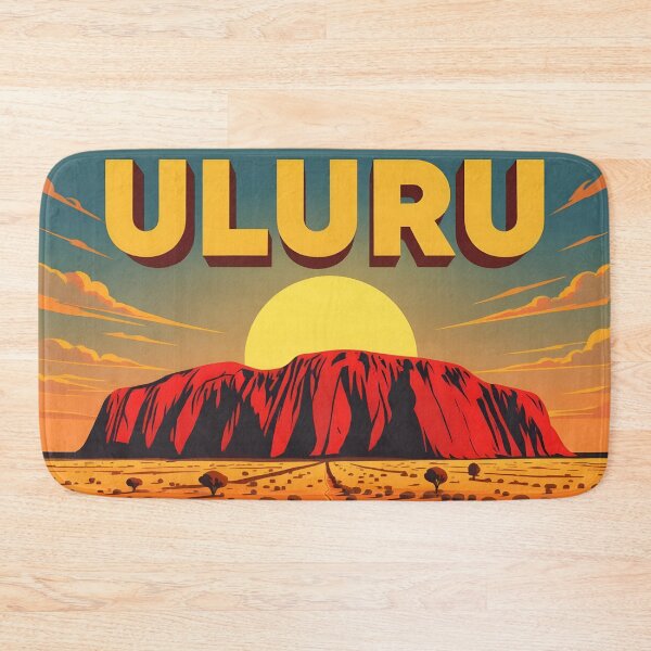 Item preview, Uluru: Vintage-Style Painterly Travel Poster designed and sold by LSVart.