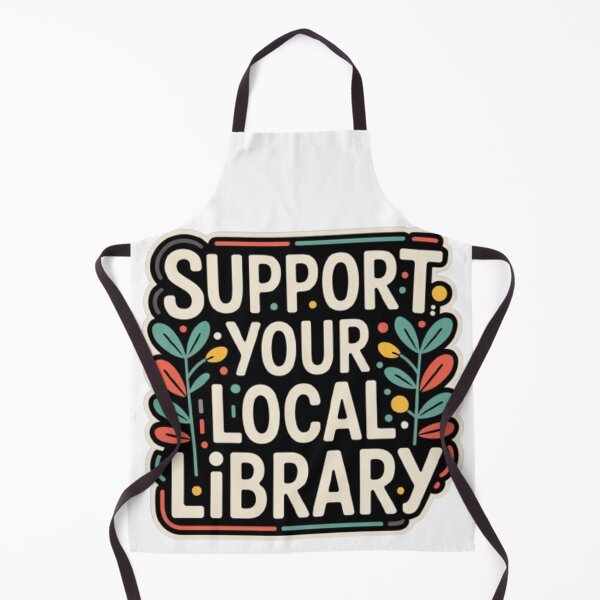 Item preview, Support Your Local Library Books Reading Librarian Floral 001 designed and sold by sadedream.