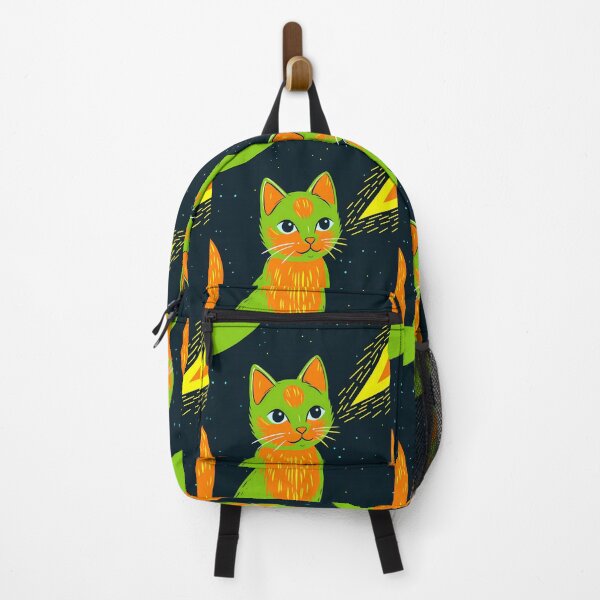 Item preview, Cosmic Cat Characters Vibrant Animated Illustrations Art Colors designed and sold by ART ATTACK ZONE.