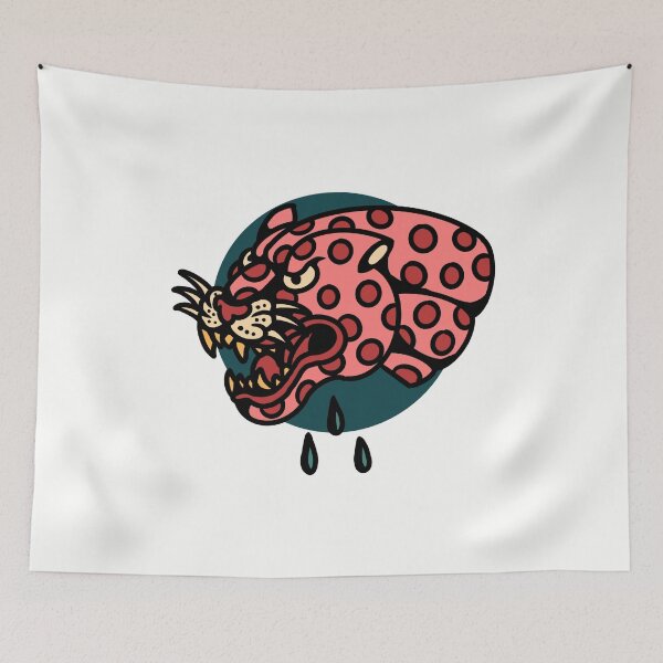Item preview, Polkadot Panther Vintage Old School Tattoo designed and sold by coopercreekco.