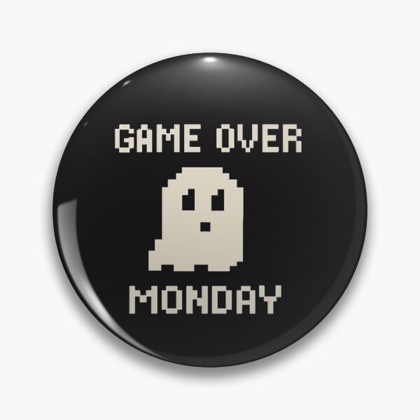 Item preview, Game Over Monday designed and sold by Retro Maniac 90's.
