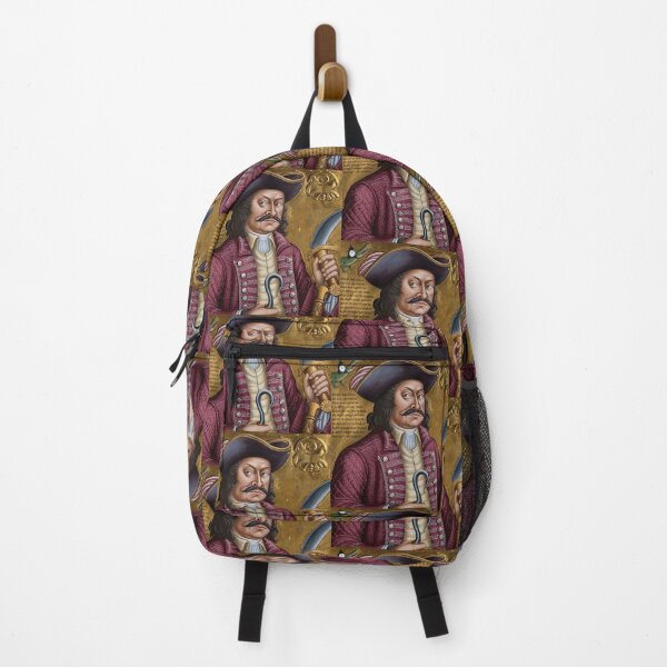 Item preview, Captain Henry Morgan Pirate of the Caribbean vintage portrait art designed and sold by Vintage Designs +.