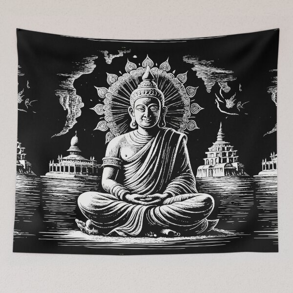 Item preview, Sacred Divine Figures Detailed Spiritual Illustrations Colorful Art designed and sold by ART ATTACK ZONE.