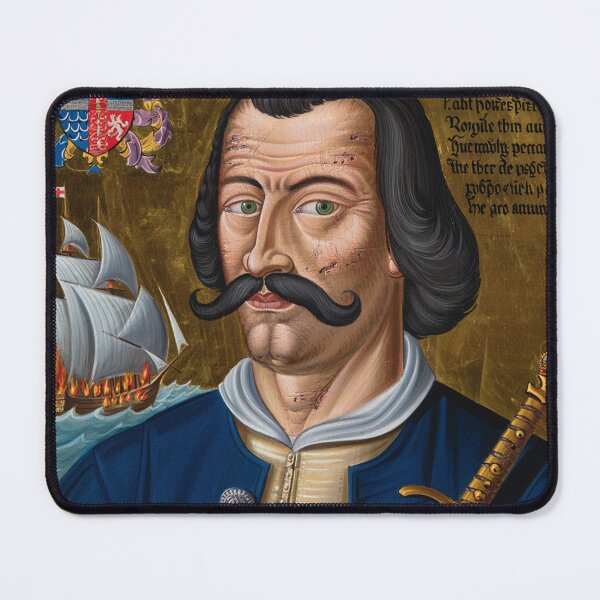 Item preview, Captain Henry Morgan Pirate of the Caribbean vintage portrait art designed and sold by Vintage Designs +.