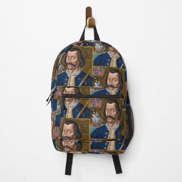 Item preview, Captain Henry Morgan Pirate of the Caribbean vintage portrait art designed and sold by Vintage Designs +.