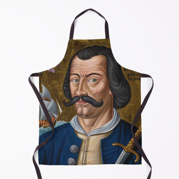 Item preview, Captain Henry Morgan Pirate of the Caribbean vintage portrait art designed and sold by Vintage Designs +.