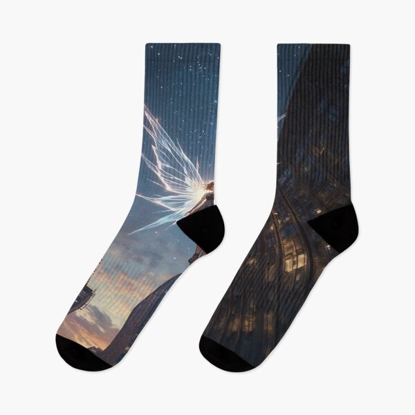 Item preview, Fairy Among the City Towers designed and sold by DreamistStore.
