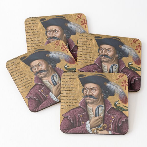 Item preview,  Captain Henry Morgan Pirate of the Caribbean vintage portrait art designed and sold by Vintage Designs +.