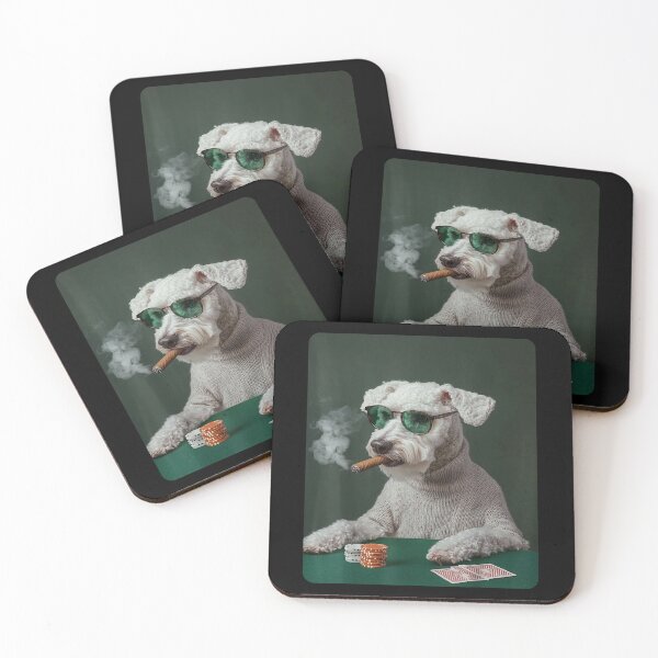 Item preview, Dog Smoking and Play Pooker designed and sold by BASKF.