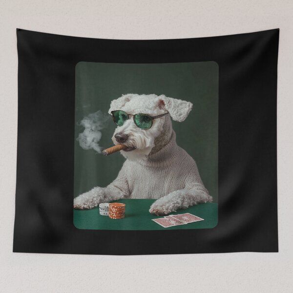 Item preview, Dog Smoking and Play Pooker designed and sold by BASKF.