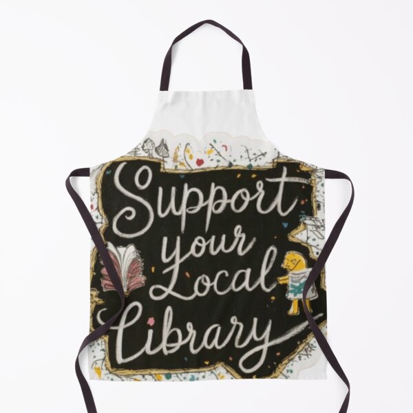 Item preview, Support Your Local Library Books Reading Librarian Kids Board Draw designed and sold by sadedream.