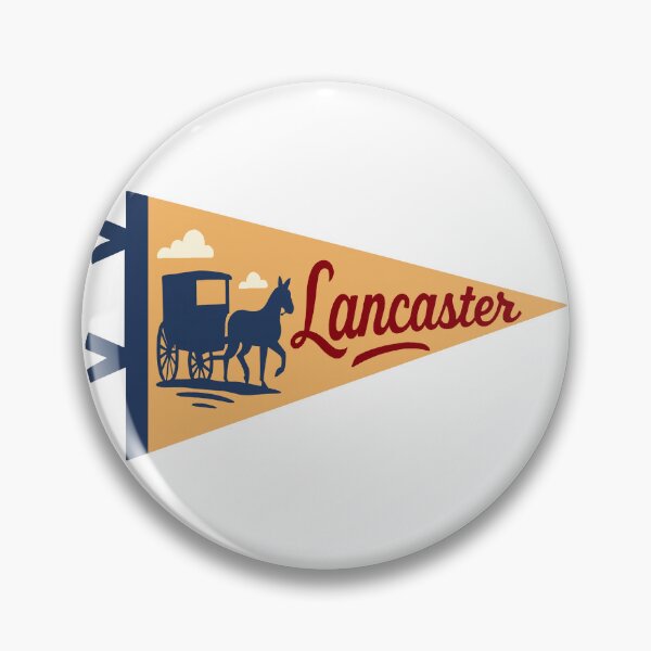Item preview, Lancaster Pennsylvania Pennant Vintage Style designed and sold by Decal Mania.
