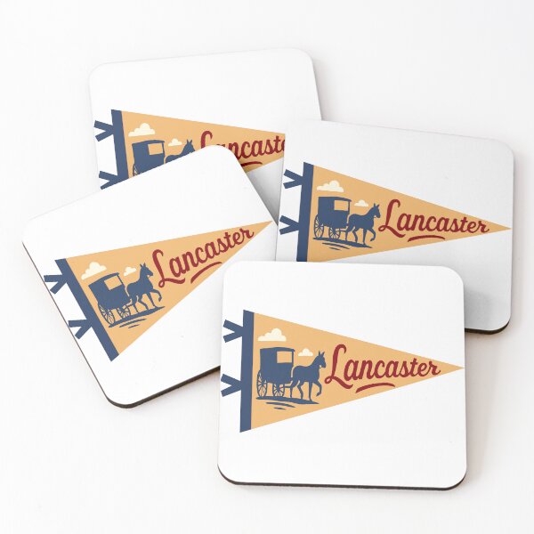 Item preview, Lancaster Pennsylvania Pennant Vintage Style designed and sold by Decal Mania.