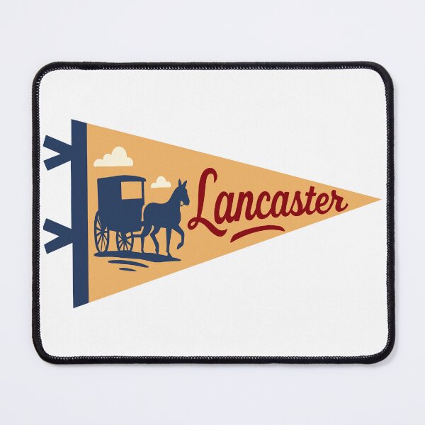 Item preview, Lancaster Pennsylvania Pennant Vintage Style designed and sold by Decal Mania.