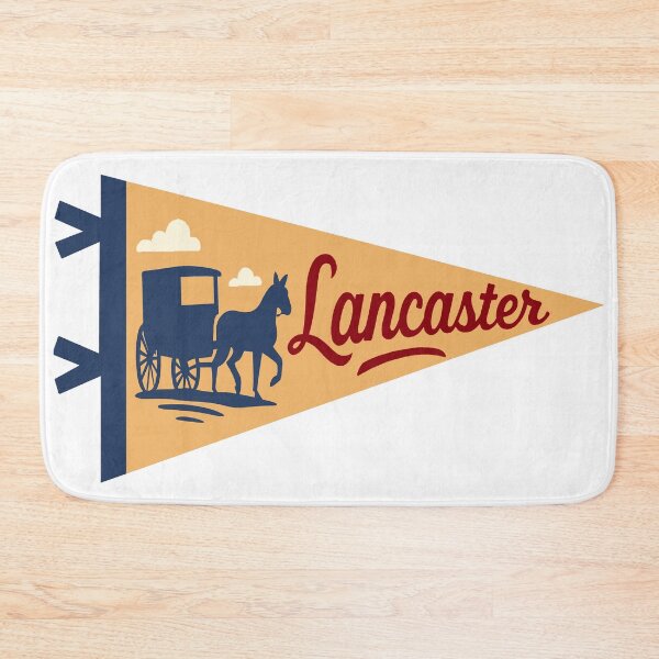 Item preview, Lancaster Pennsylvania Pennant Vintage Style designed and sold by Decal Mania.