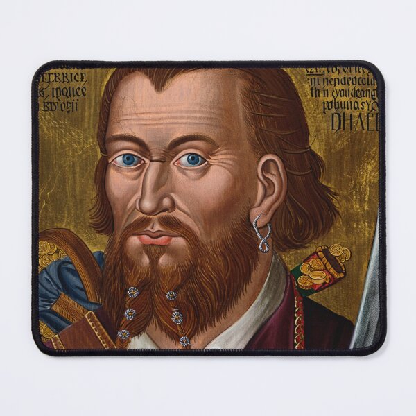 Item preview, Captain Henry Morgan Pirate of the Caribbean vintage portrait art designed and sold by Vintage Designs +.