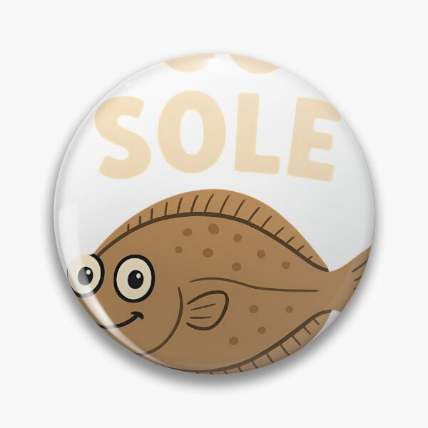 Item preview, I Got Sole – Funny Flatfish Cartoon Fishing Pun designed and sold by Emilia-Design.