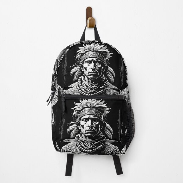 Item preview, Warrior Indian Figures Detailed Spiritual Illustrations Colorful Art designed and sold by ART ATTACK ZONE.
