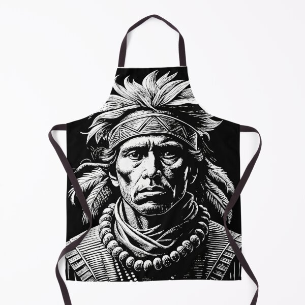 Item preview, Warrior Indian Figures Detailed Spiritual Illustrations Colorful Art designed and sold by ART ATTACK ZONE.