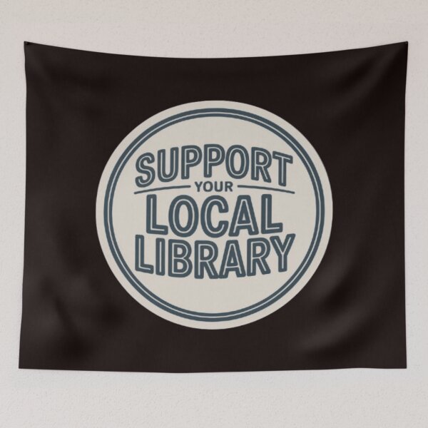 Item preview, Support Your Local Library Books Reading Librarian Sport Style 001 designed and sold by sadedream.