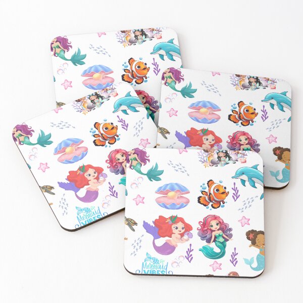Item preview, Mermaid Vibes: Undersea Friends Pattern designed and sold by Onepawinthesand.