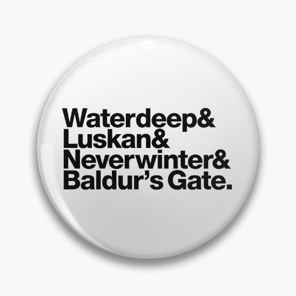 Item preview, Waterdeep & Luskan & Neverwinter & Baldur’s Gate | Dungeons & Dragons Cities Shirt designed and sold by AlsoAmpersands.