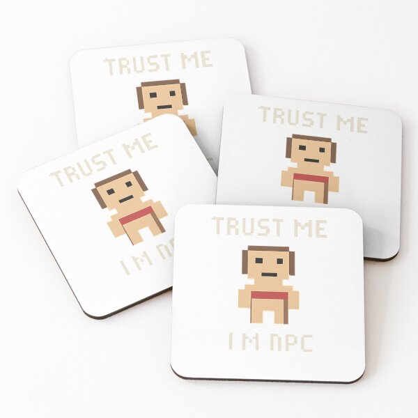 Item preview, Trust Me I’m an NPC designed and sold by Retro Maniac 90's.