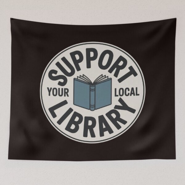 Item preview, Support Your Local Library Books Reading Librarian Sport Style 002 designed and sold by sadedream.