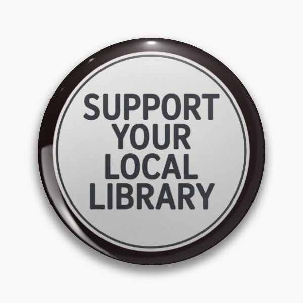 Item preview, Support Your Local Library Books Reading Librarian Simple 001 designed and sold by sadedream.