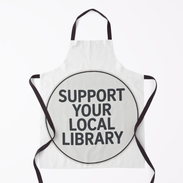 Item preview, Support Your Local Library Books Reading Librarian Simple 001 designed and sold by sadedream.