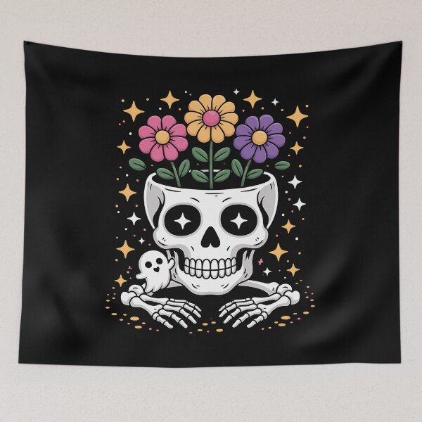 Item preview, Skeleton Flower Pot designed and sold by SignumShop.