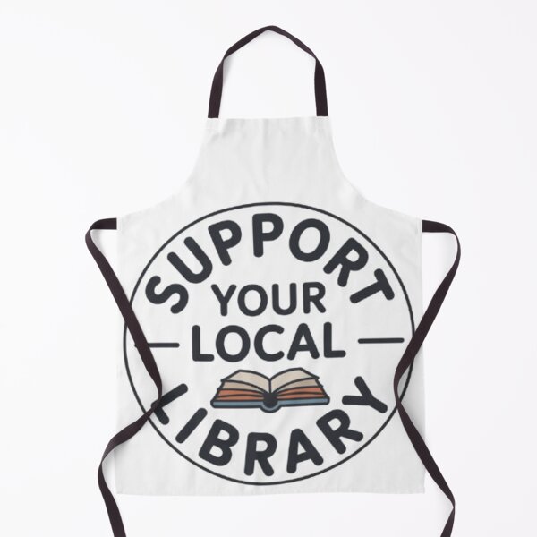 Item preview, Support Your Local Library Books Reading Librarian Simple 002 designed and sold by sadedream.