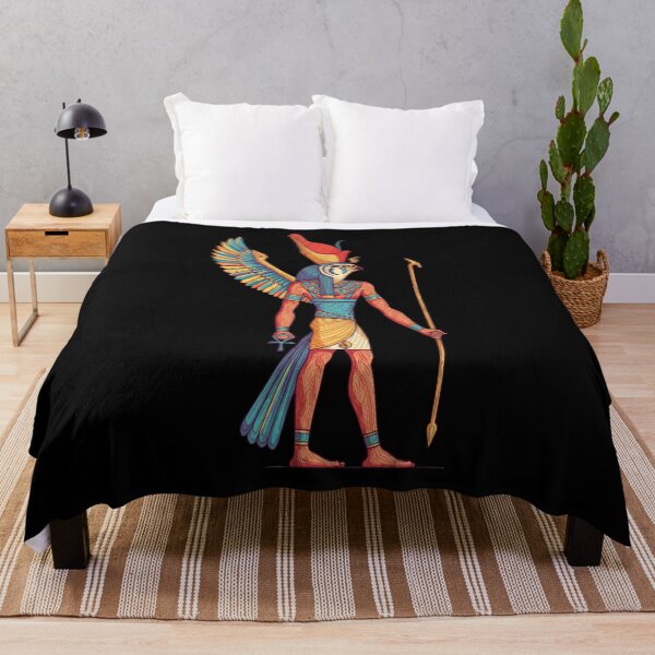 Item preview, Ancient Egyptian Horus in Colorful illustration designed and sold by ARM-Designs.