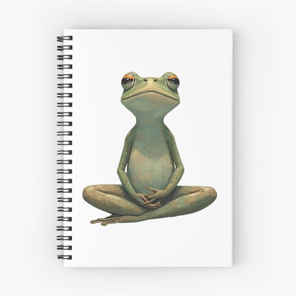 Item preview, Zen Frog – Peaceful Pose, Transparent Background designed and sold by Purdiole-art.