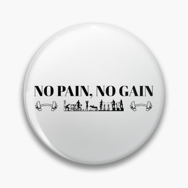 Item preview, No Pain, No Gain | Gym Motivation designed and sold by Momentum-Art.