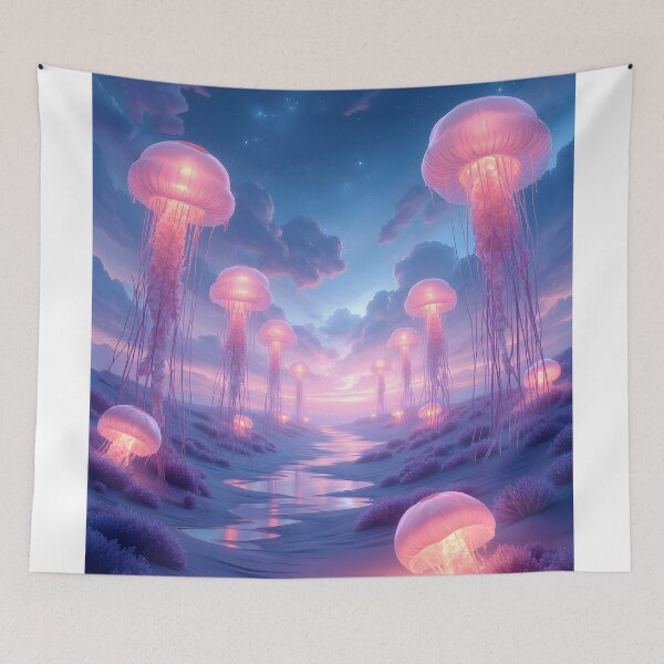 Item preview, Celestial Jellyfish Dreamscape designed and sold by oanaunciuleanu.