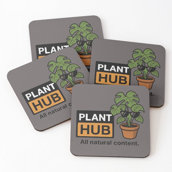 Item preview, PLANT HUB. All natural content. | Funny Plants designed and sold by RR-Arts.