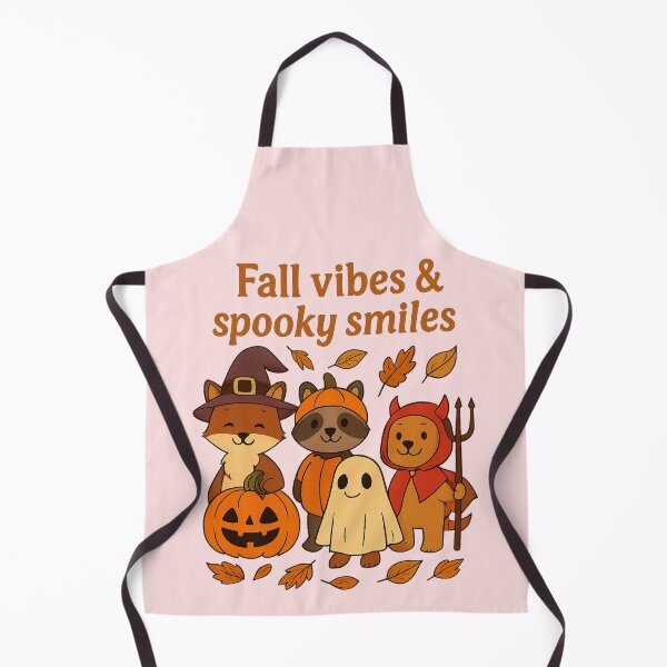 Item preview, "Spooky Smiles & Fall Vibes". "Sourires ensorcelés & vibes d’automne" designed and sold by Drawingshirts.