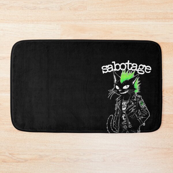 Item preview, Sabotage Cat - Black Cat of Anarchy designed and sold by Ikaroots.
