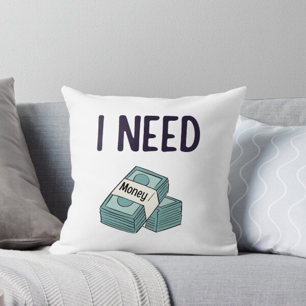 Item preview, I Need Money Humorous Design | Broke Funny Cash Art | Money Problems Comedy Illustration designed and sold by TialCorner.