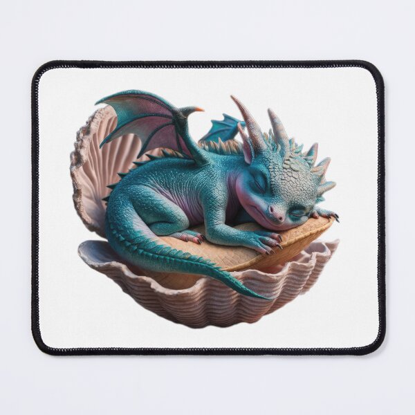 Item preview, cute baby blue dragon sleeping in a shell ,Legendary Animals,dragon art,Legendary dragon designed and sold by Expressions-Sel.
