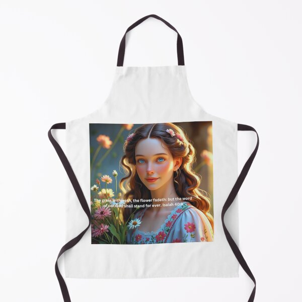 Item preview, Christian vintage art of a woman holding w flower designed and sold by Bekadesignart.