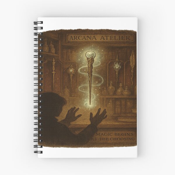 Item preview, The Wand Chooses the Wizard – Magical Wand Shop Poster designed and sold by Trendiihub.