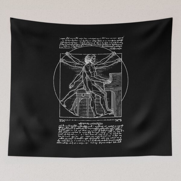 Item preview, Pianist Piano Player Vitruvian Man Leonardo Da Vinci Music designed and sold by GrandeDuc.