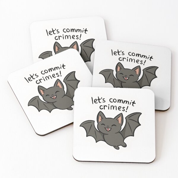 Item preview, Adorable crime bat designed and sold by dedinsidedesign.
