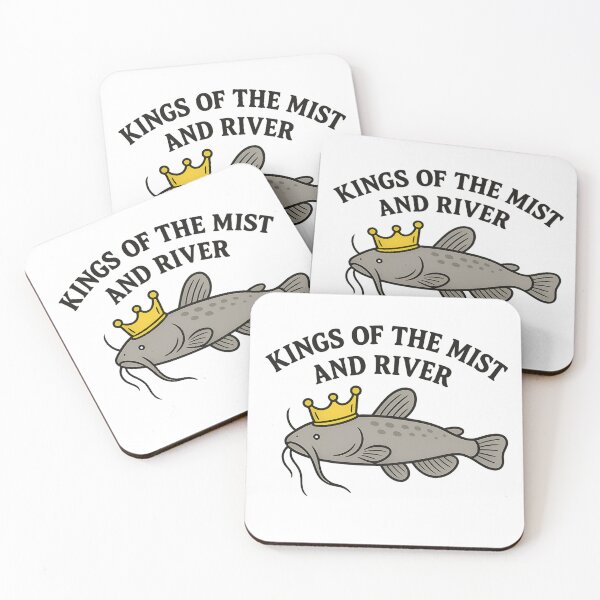 Item preview, Kings of the Mist and River Crowned Catfish Fantasy Crest designed and sold by Old-Wizard-Story.
