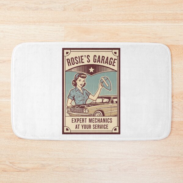 Item preview, Rosie's Garage | Expert Pin-Up Mechanics designed and sold by RedDelaney.
