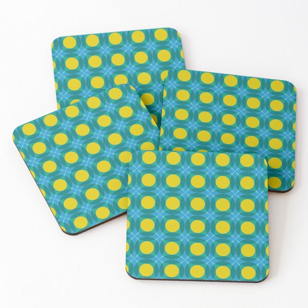 Item preview, Geometric Retro Shapes Pattern designed and sold by Farissa Designs.