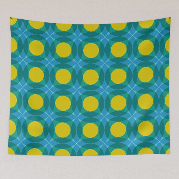 Item preview, Geometric Retro Shapes Pattern designed and sold by Farissa Designs.