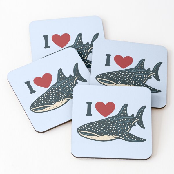 Item preview, I Love Whale Sharks – whale shark motif designed and sold by Print-Zoo.